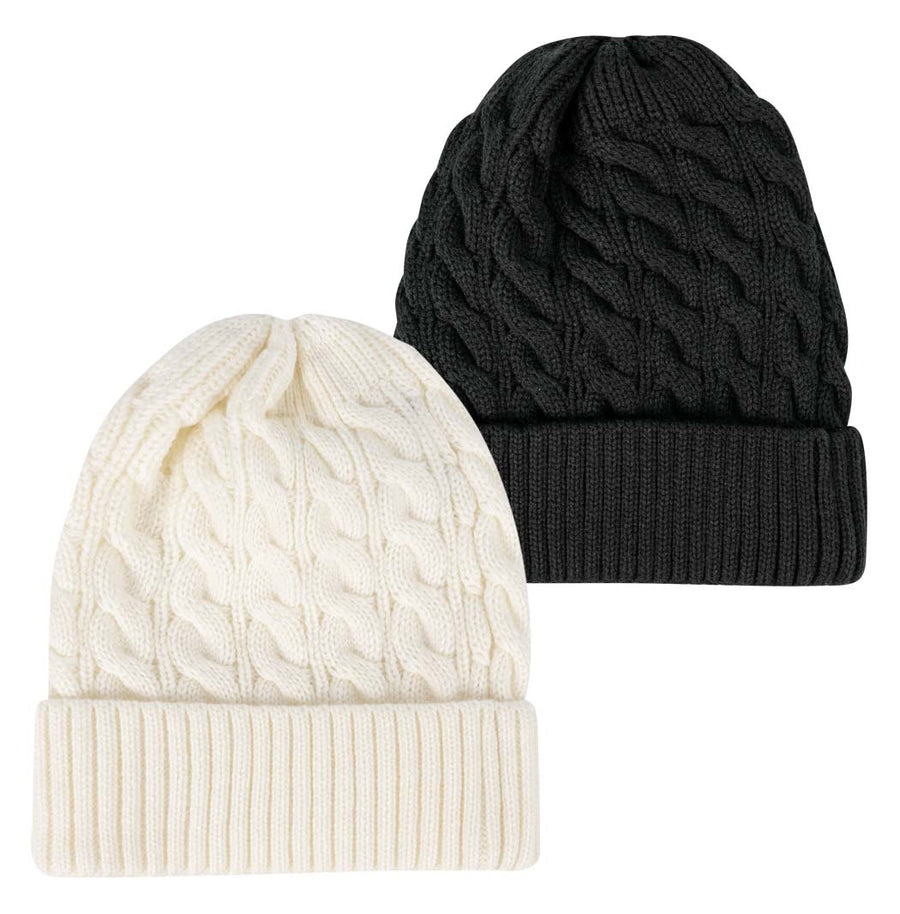 Dove Cable Knit Women's Beanie